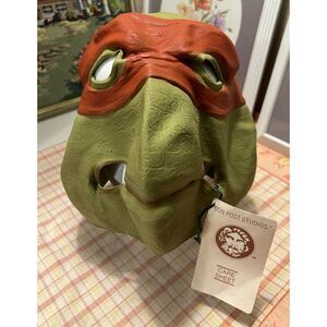 RARE Vintage 1989 Don Post Raphael Teenage Mutant Ninja Turtle TMNT Red Mask NWT